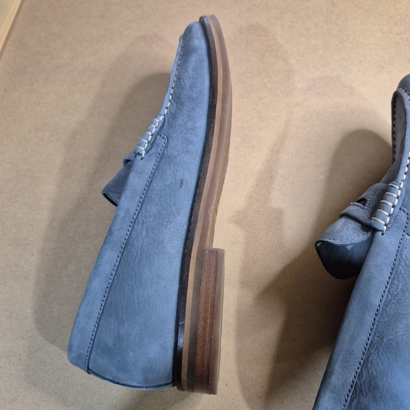 Sperry Sky Blue Suede Slip-Ons 2709/380 - Picture 8 of 13